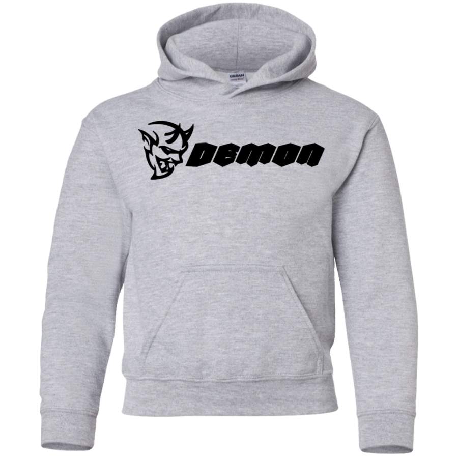 AGR dodge demon black Youth Pullover Hoodie