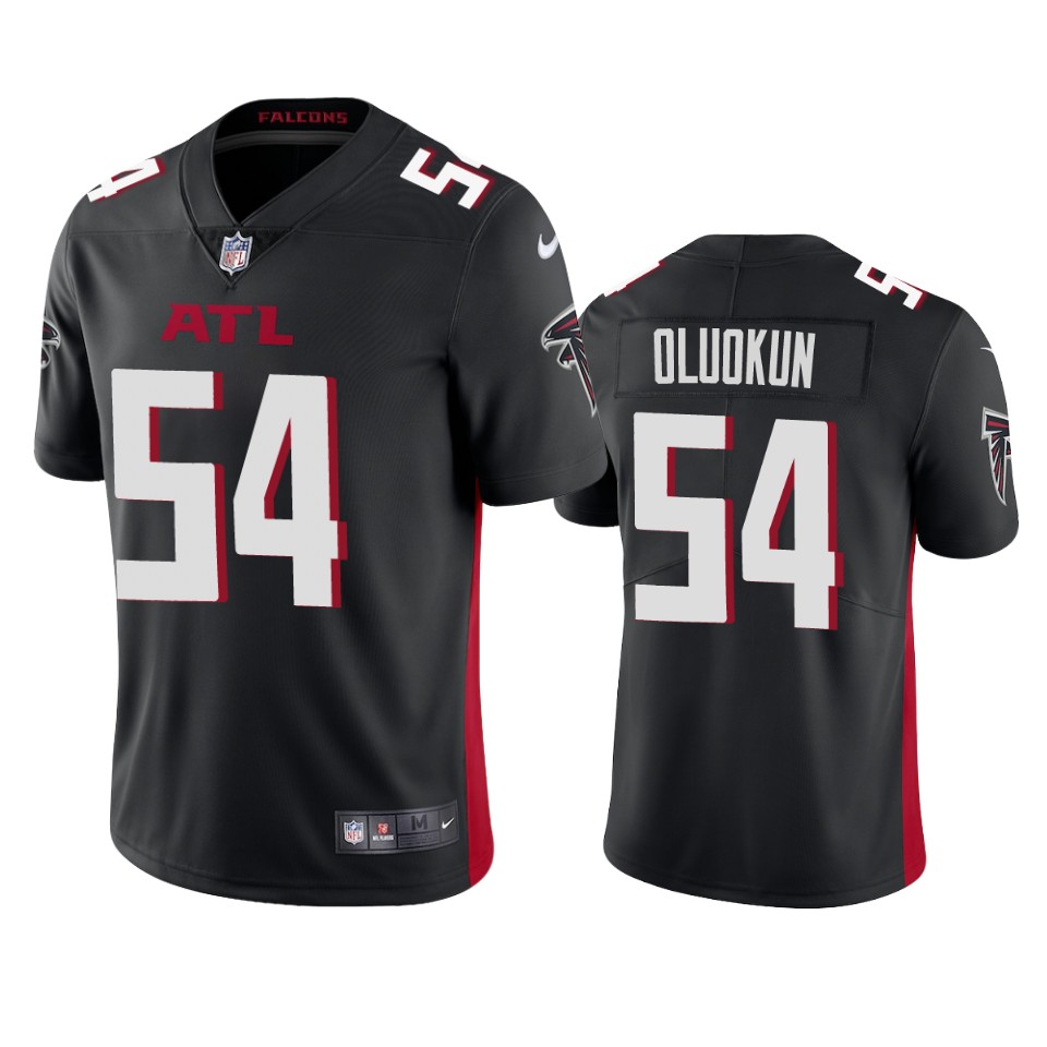 Atlanta Falcons Foyesade Oluokun Black 2020 Vapor Limited Jersey – Mens