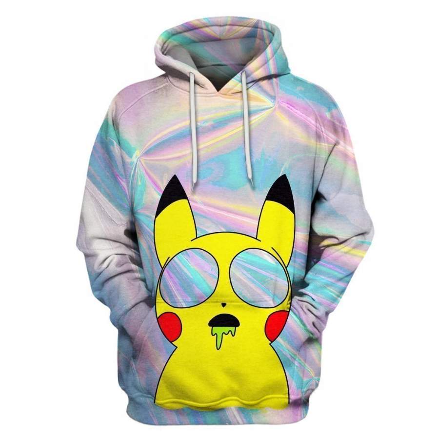 3D All Over Print Hologram-Pika-Men Shirt