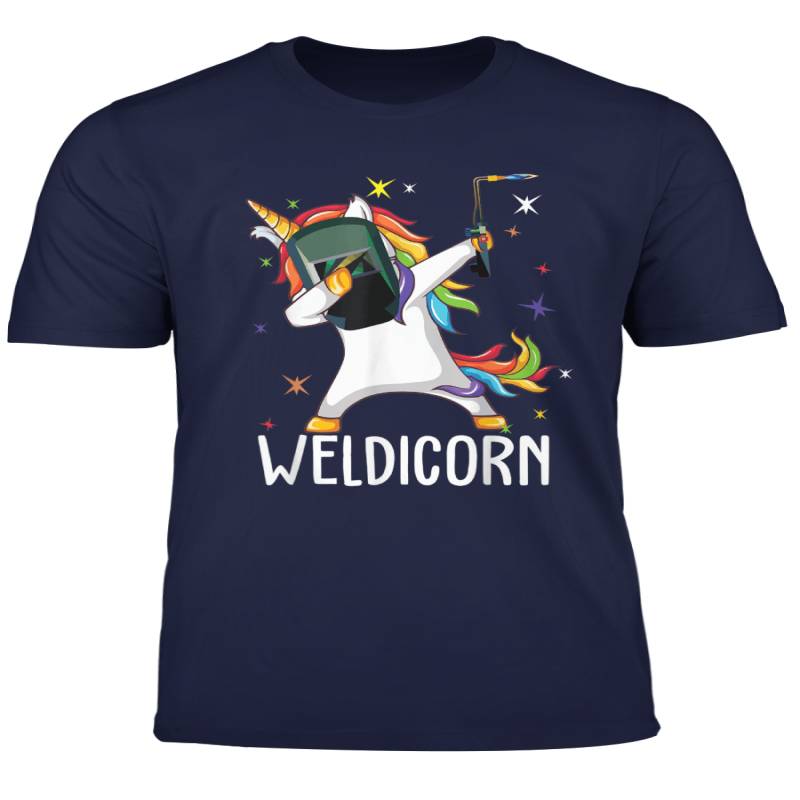 Weldicorn Funny Welder Unicorn Dabbing T Shirt