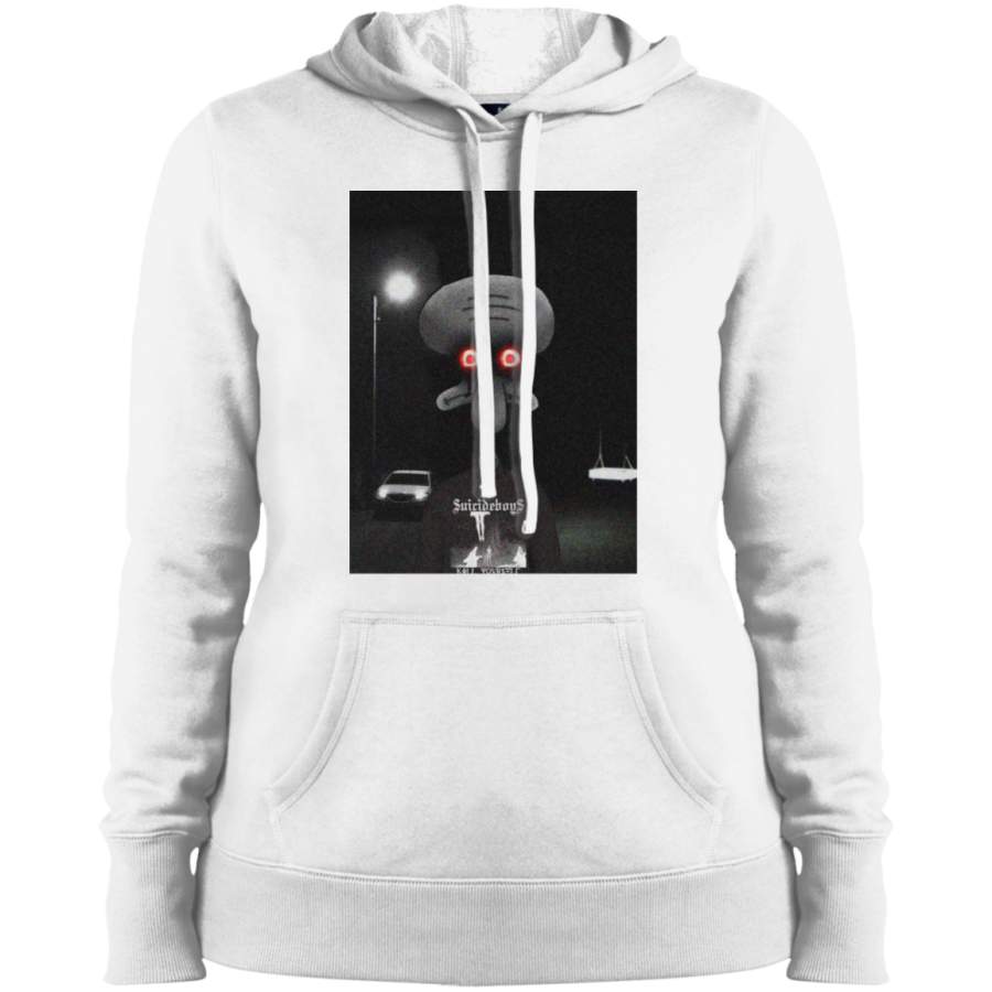 AGR Squidward Suicide Ladies’ Pullover Hooded Sweatshirt