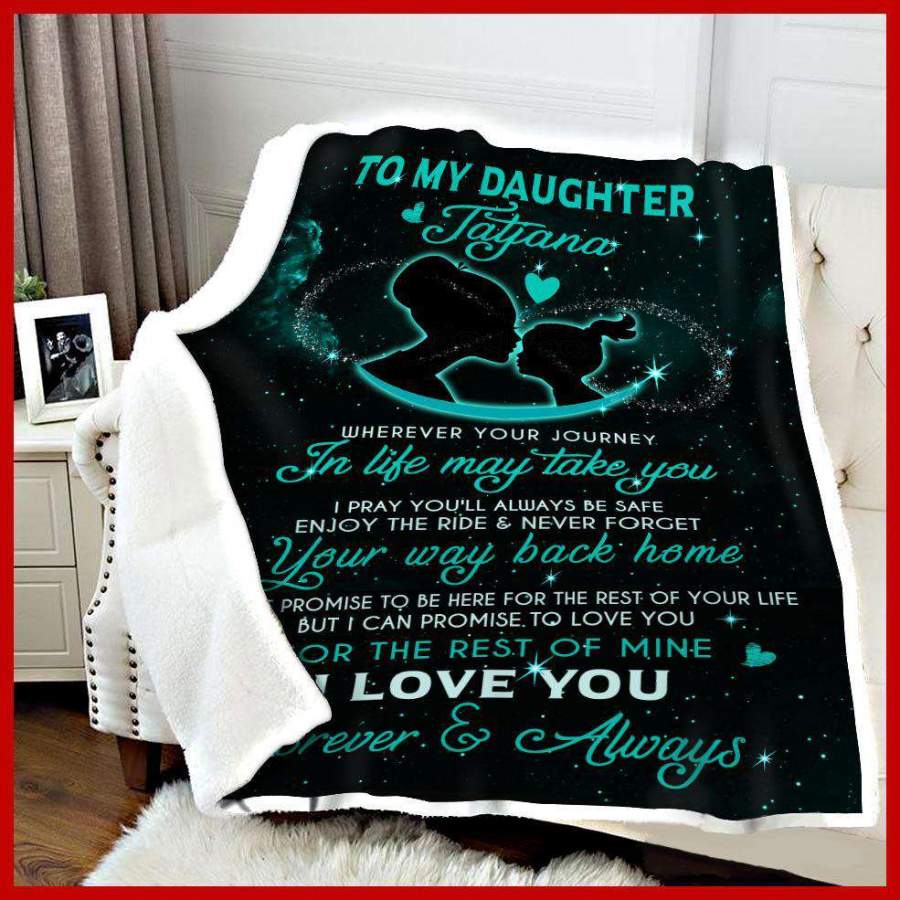 Blanket Gift For Tatjana I Love You Forever And Always