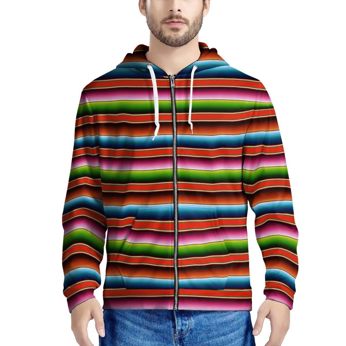 Baja Mexican Men’S Zip Up Hoodie