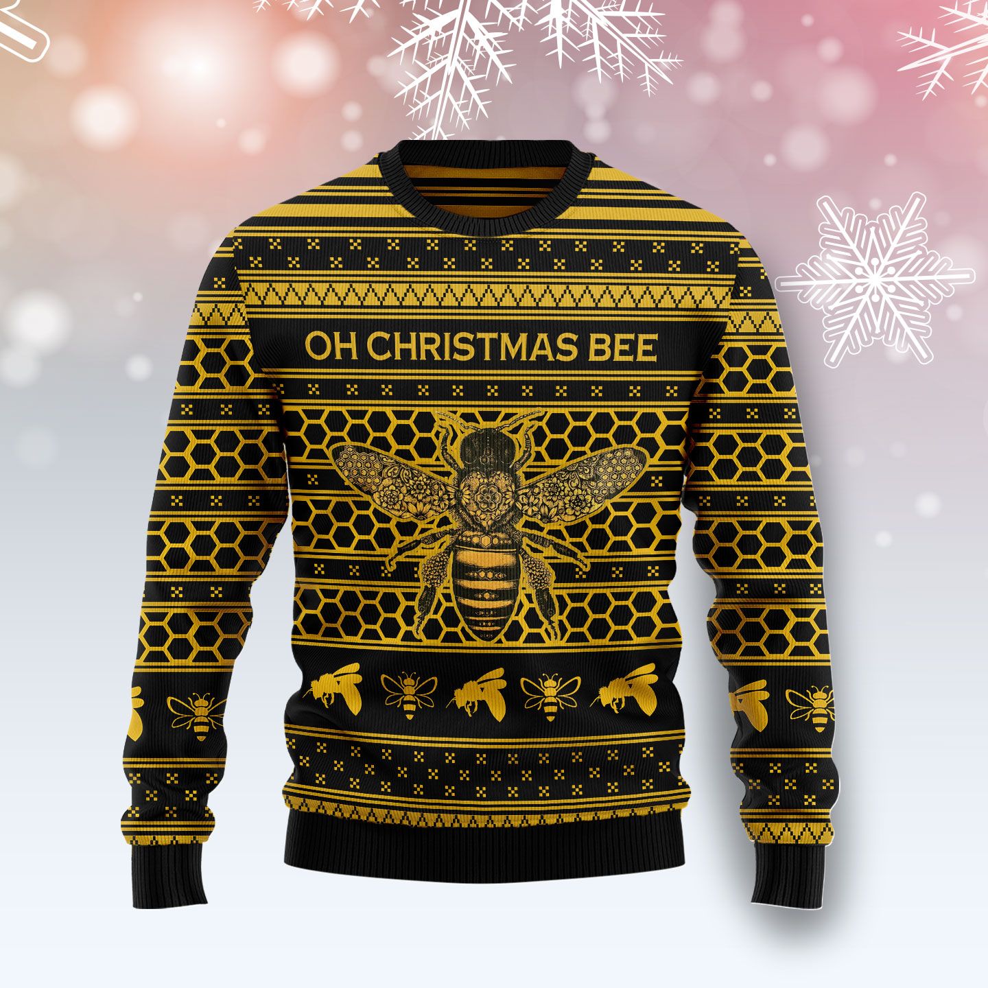 Bee Ugly Christmas Sweater | For Men & Women | Adult | Us4009