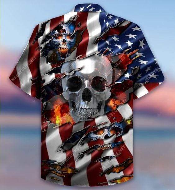 I Died For My Country Skull Aloha Hawaii Shirts Men Women Ha58571