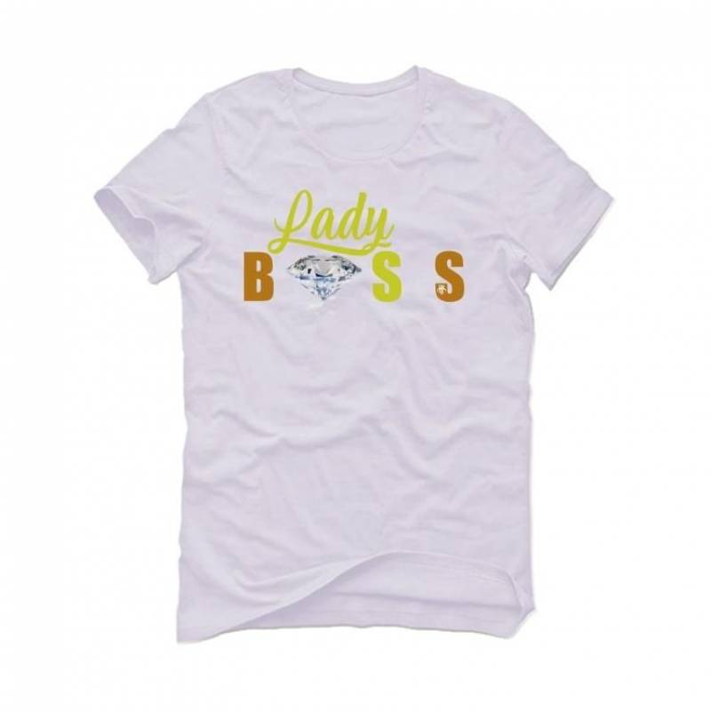 YEEZY 350 V2 Marsh White T-Shirt (Lady Boss)