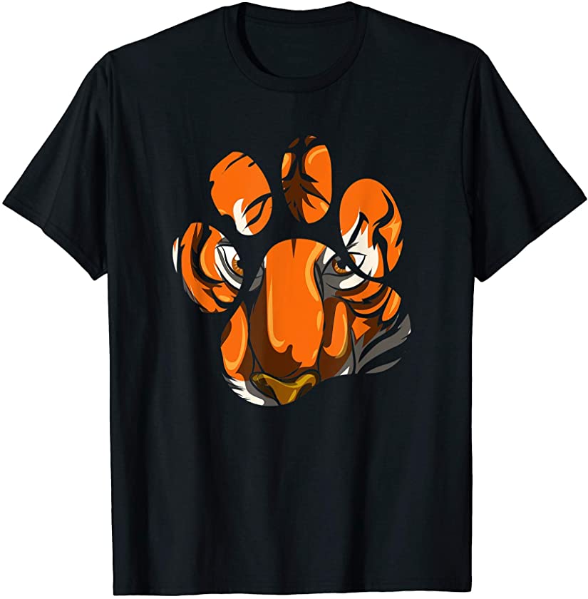 Tiger Paw Big Cat Tiger T-Shirt