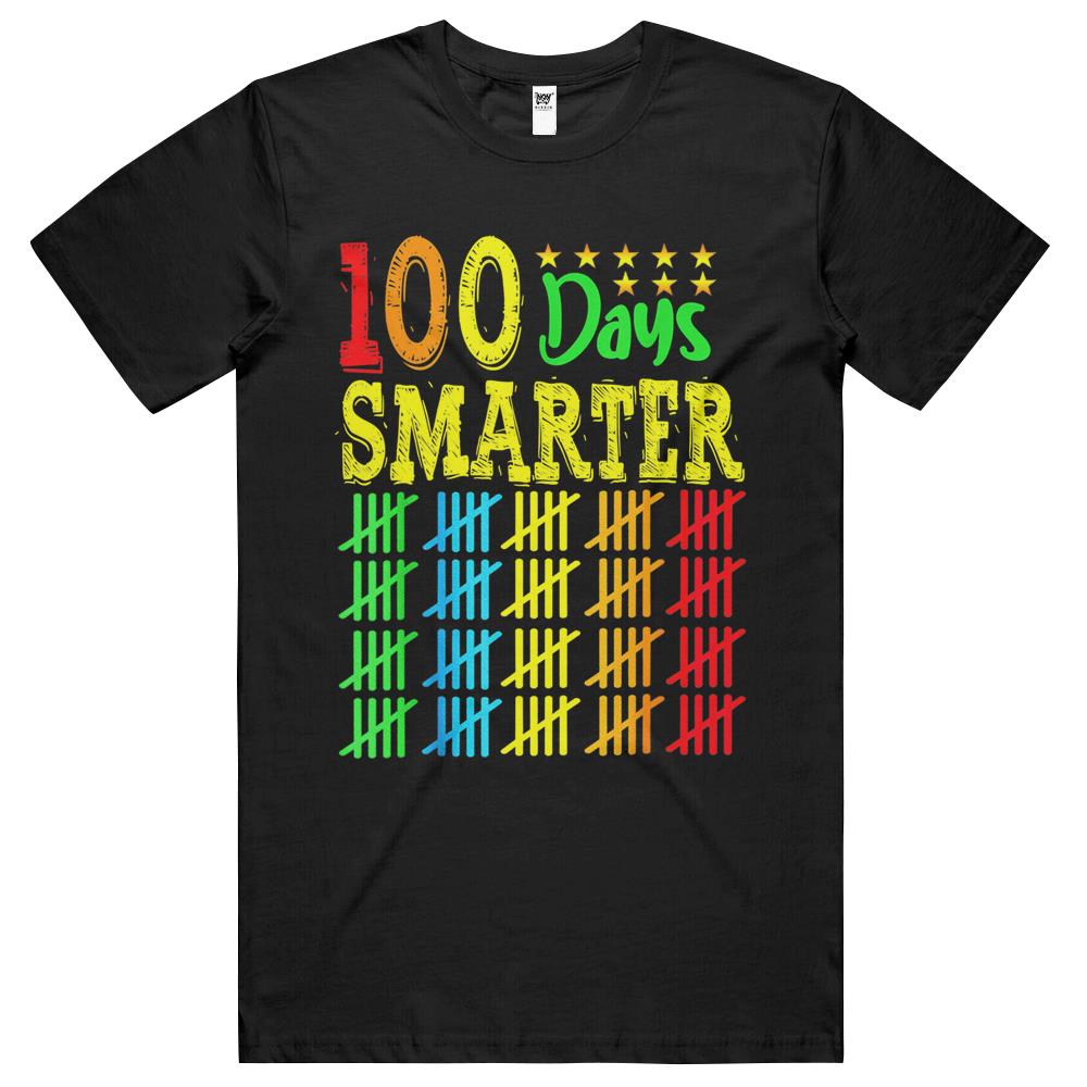 100Th Day Of School Teacher Kid Child Happy 100 Days Smarter T Shirts