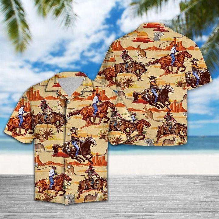 Australia Cowboy Hawaii Shirt Unisex Adult Ha70506