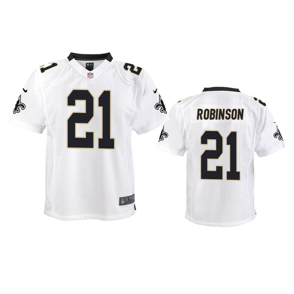 New Orleans Saints Patrick Robinson Game White Youth Jersey