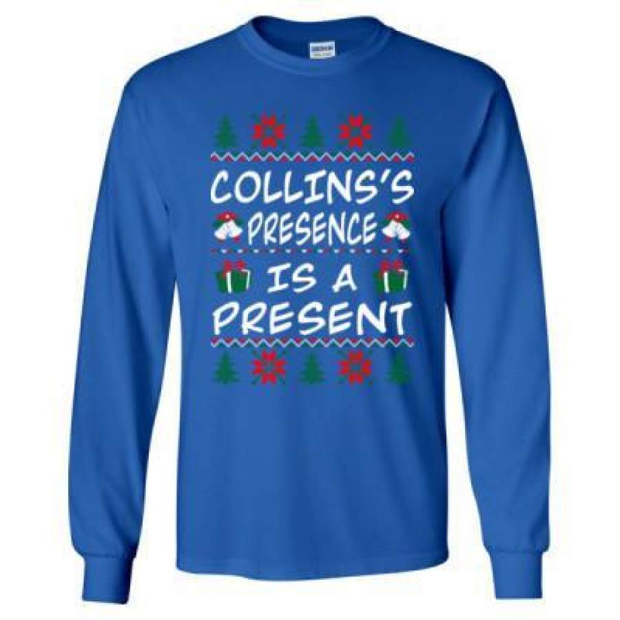 AGR Collinss Presence Is A Present – Long Sleeve T-Shirt