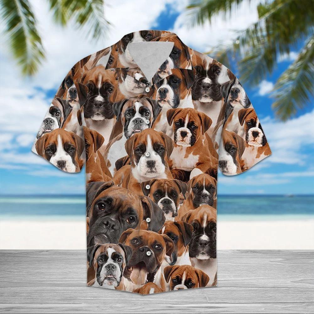 Boxer Awesome Hawaii Shirt Ha96784