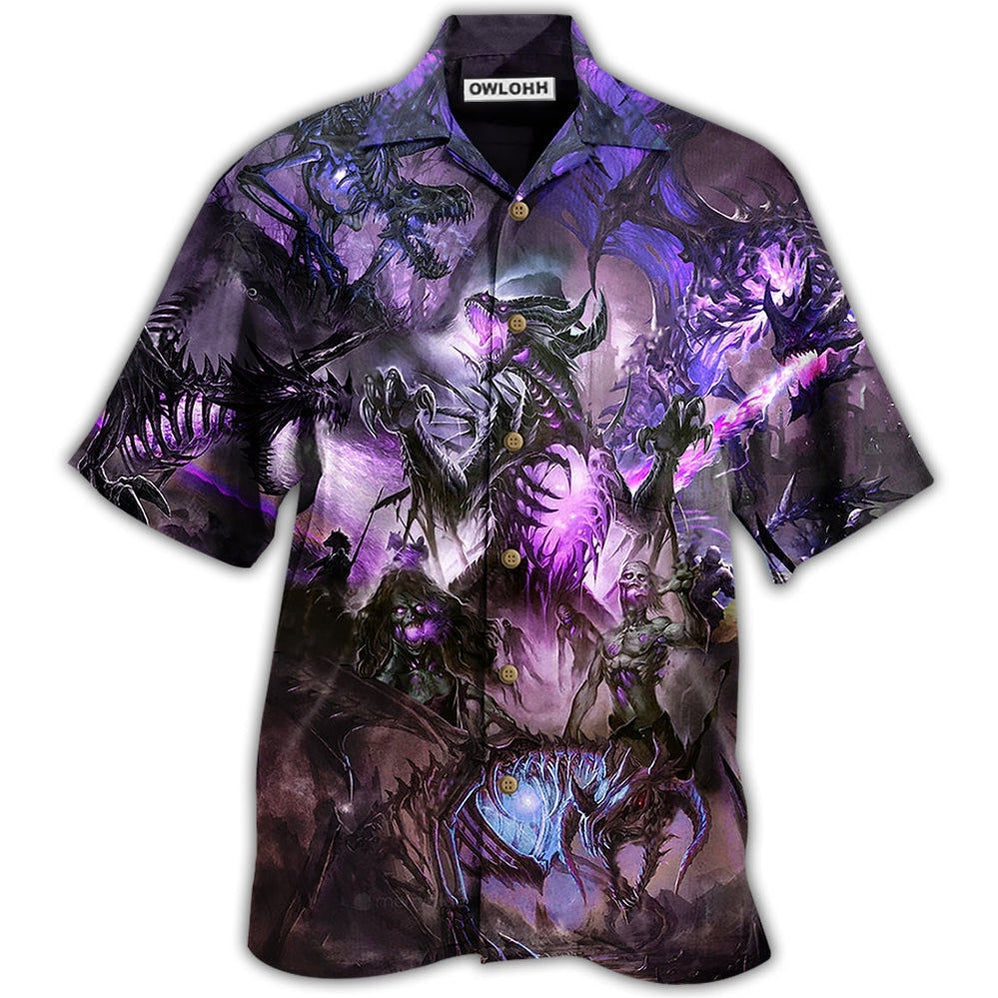 Dragon Purple Skull Love Life Hawaii Shirt Ha32506