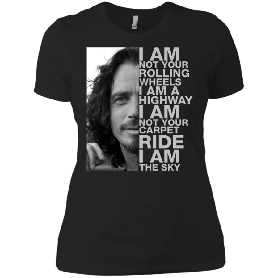 AGR Chris Cornel i am not your rolling wheels i am highway t shirt Ladies’ Boyfriend shirt