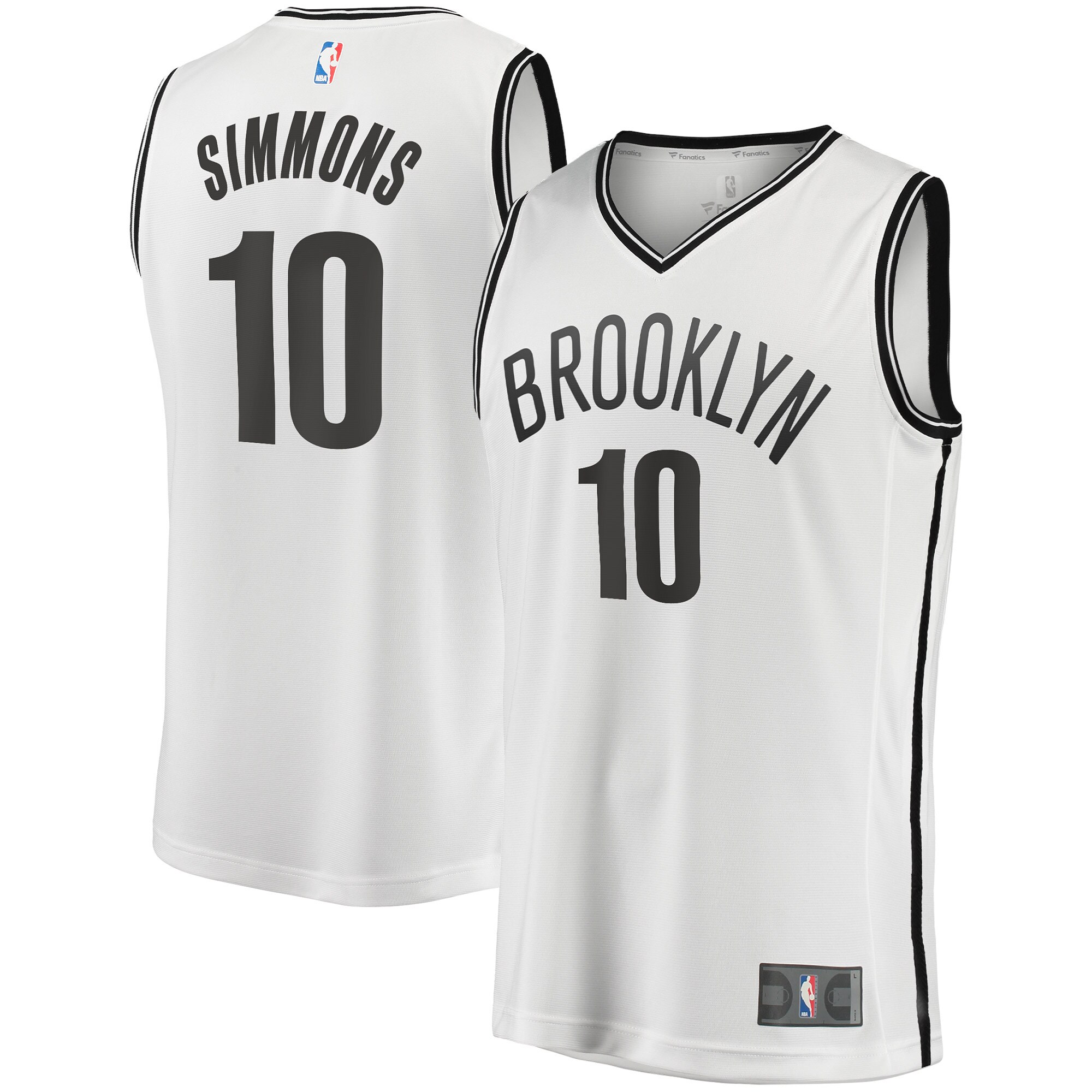 Ben Simmons Brooklyn Nets Fast Break Jersey – Association Edition – White