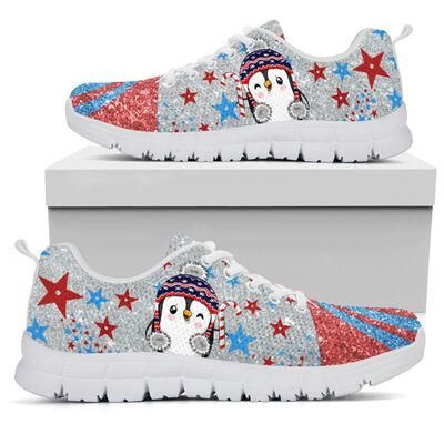 Penguin Lovely Sneakers Shoes For Women, Shoes For Men Sneaker Custom Shoes