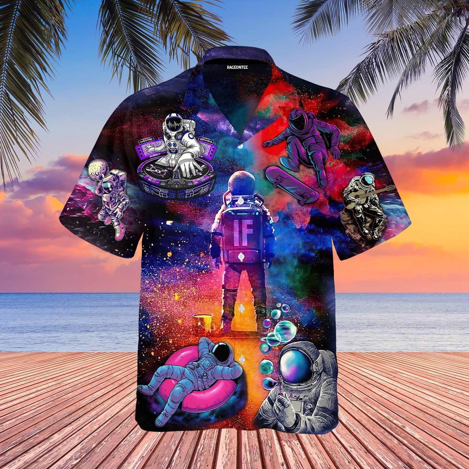 Play Something Funny Of Astronaunt On The Space Hawaii Shirt For Men Women Adult Ha53965