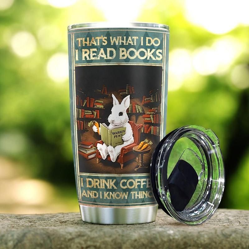 Blueztumbler Rabbit Books Stainless Steel  Cup