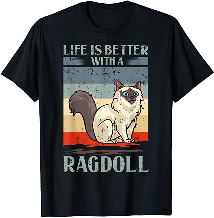 Ragdoll Cat Gift Kitten Owner Lover T-Shirt