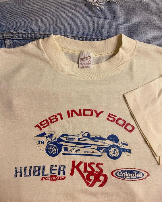 1981 Indy 500, Kiss 99 T shirt