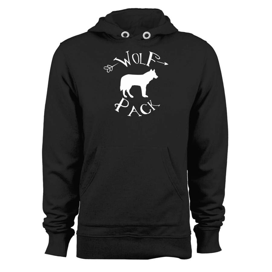 Wolf Pack Arrow Papa Wolf Daddy Wolf Unisex Hoodie