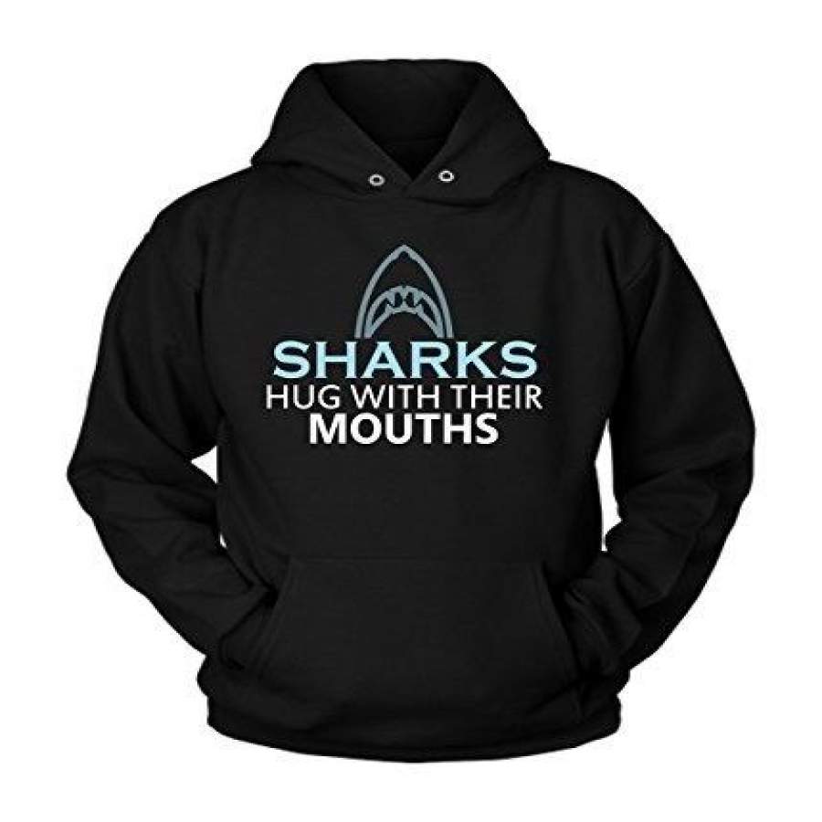 Beautnnn Men and Women Sharks Hoodie Sharks Cotton Fleece Hoodie Great Hoodie with a Creative Quote about Sharks