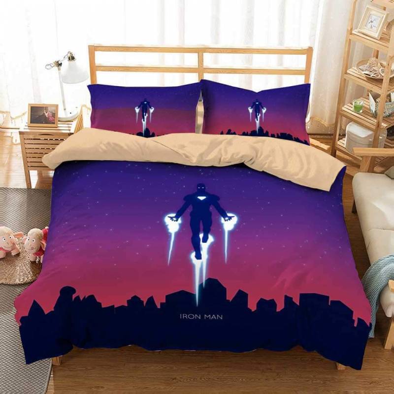 3D Customize Iron Man Bedding Set Duvet Cover Set Bedroom Set Bedlinen 2