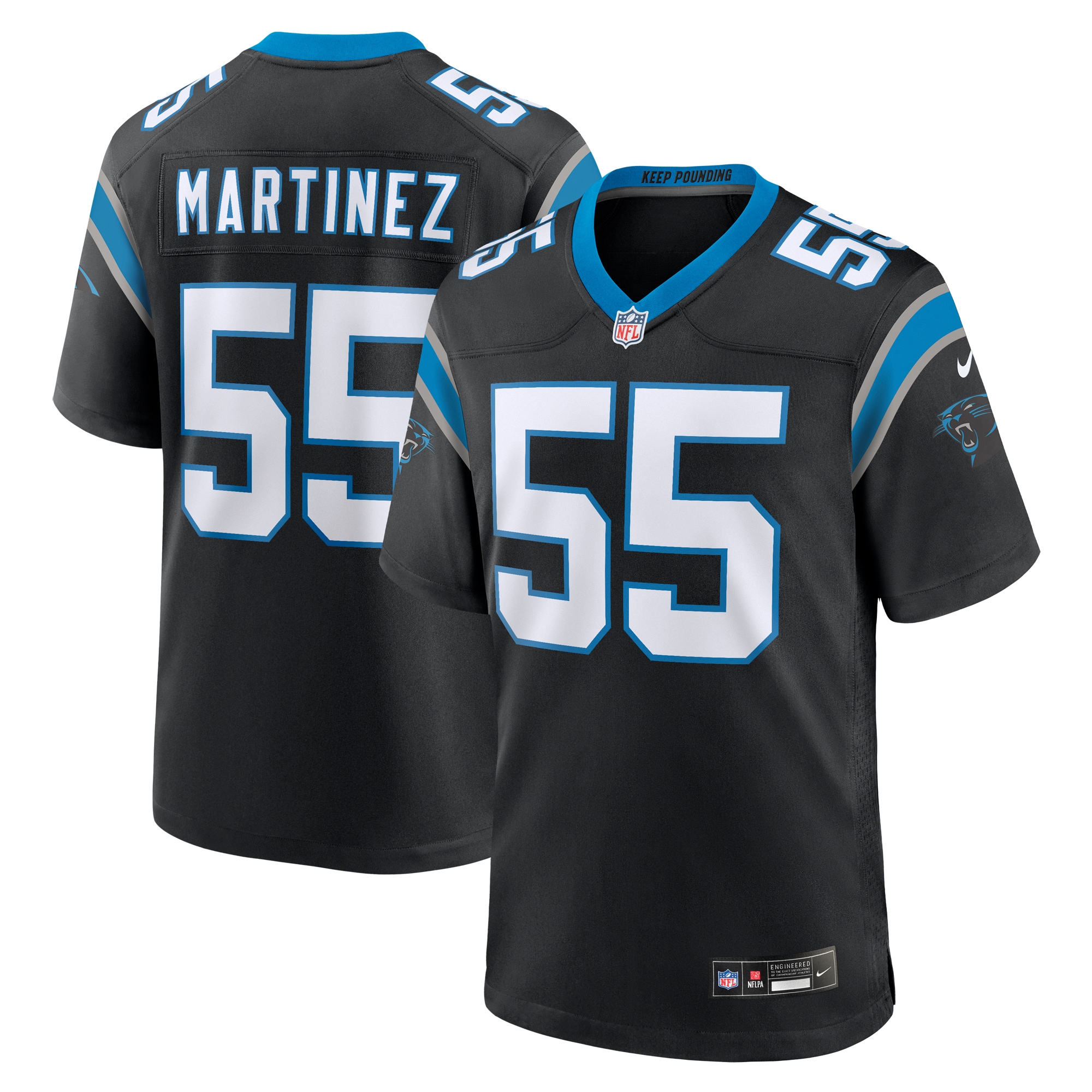 Blake Martinez Carolina Panthers Game Jersey – Black