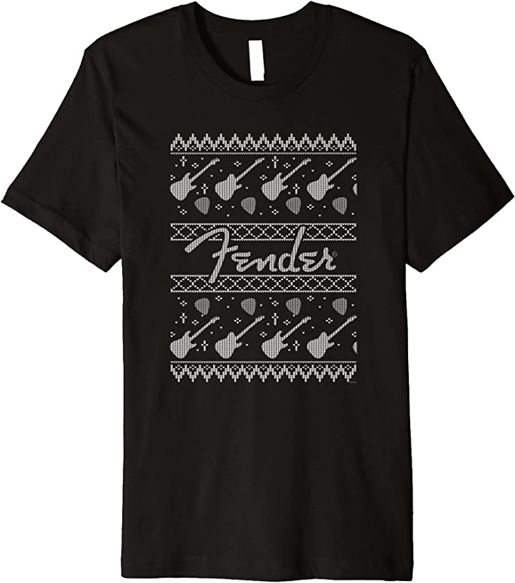 Ugly Christmas Sweater Strat and Picks Premium T-Shirt