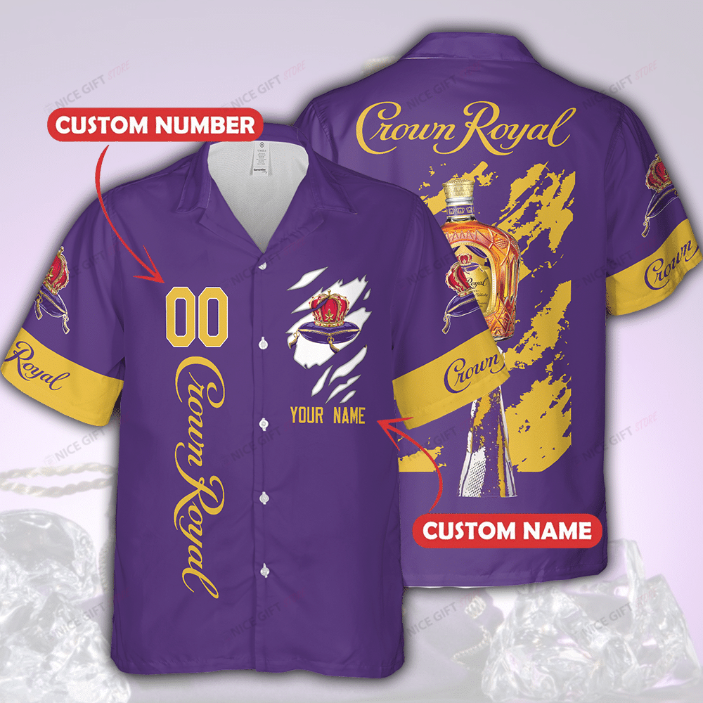 Crown Royal Custom Name Hawaiian Shirt 3Hs-F2I0