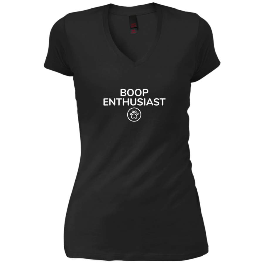 AGR Boop Enthusiast Dog Love Boop Dogs Ladies V-Neck