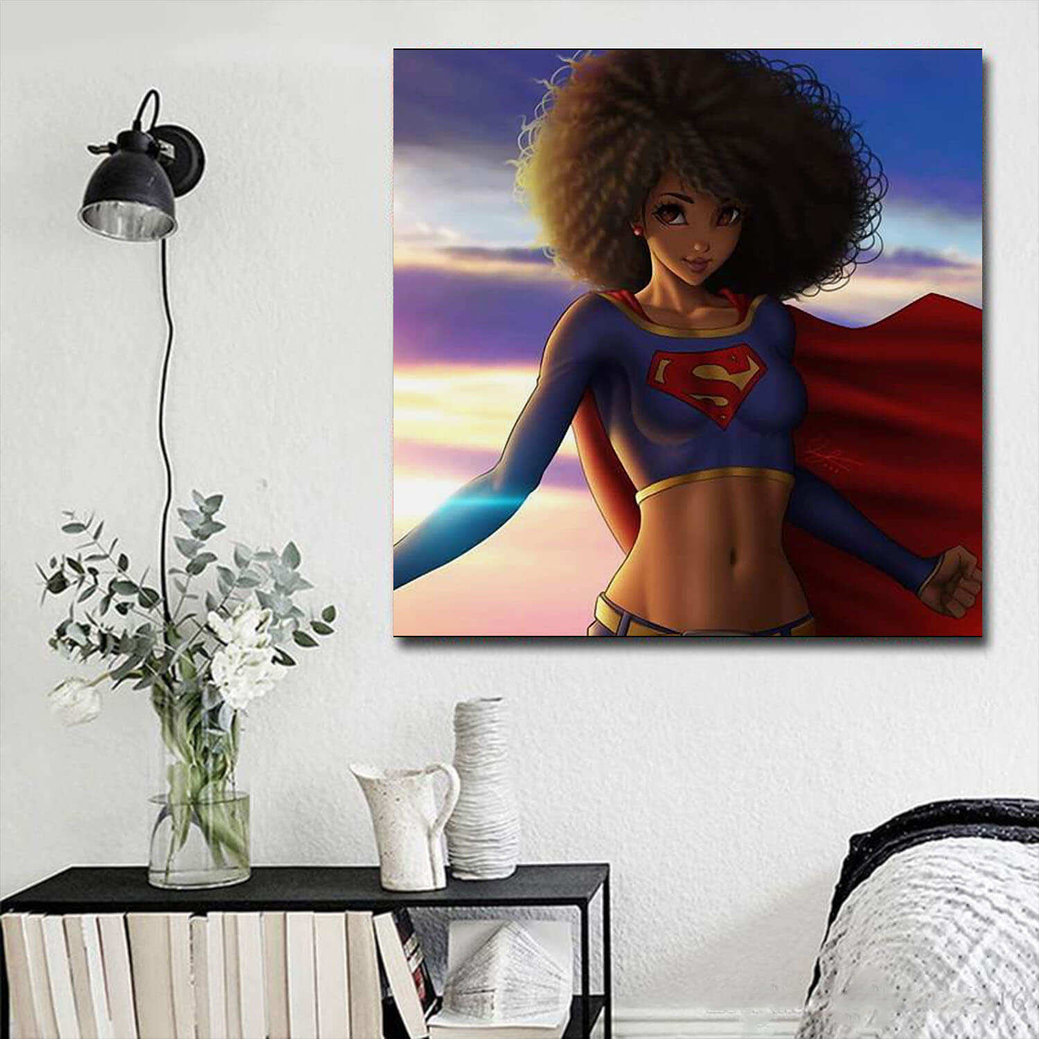 African Art Canvas Wonder Black Woman Art African Home Decor WBG8042