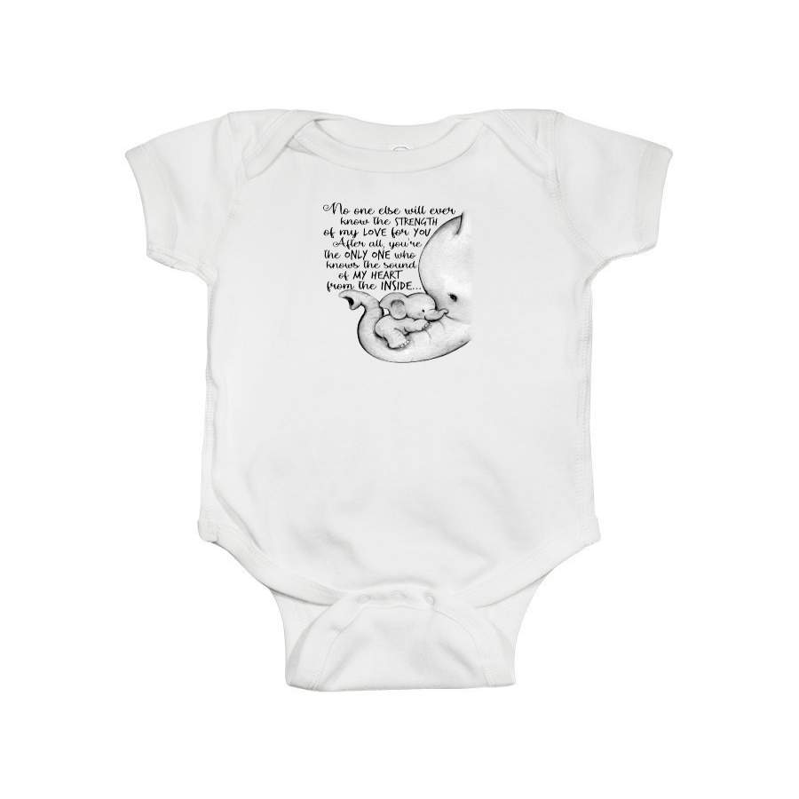 The Message For Little Elephant Limited Classic T- Shirt Baby Onesie