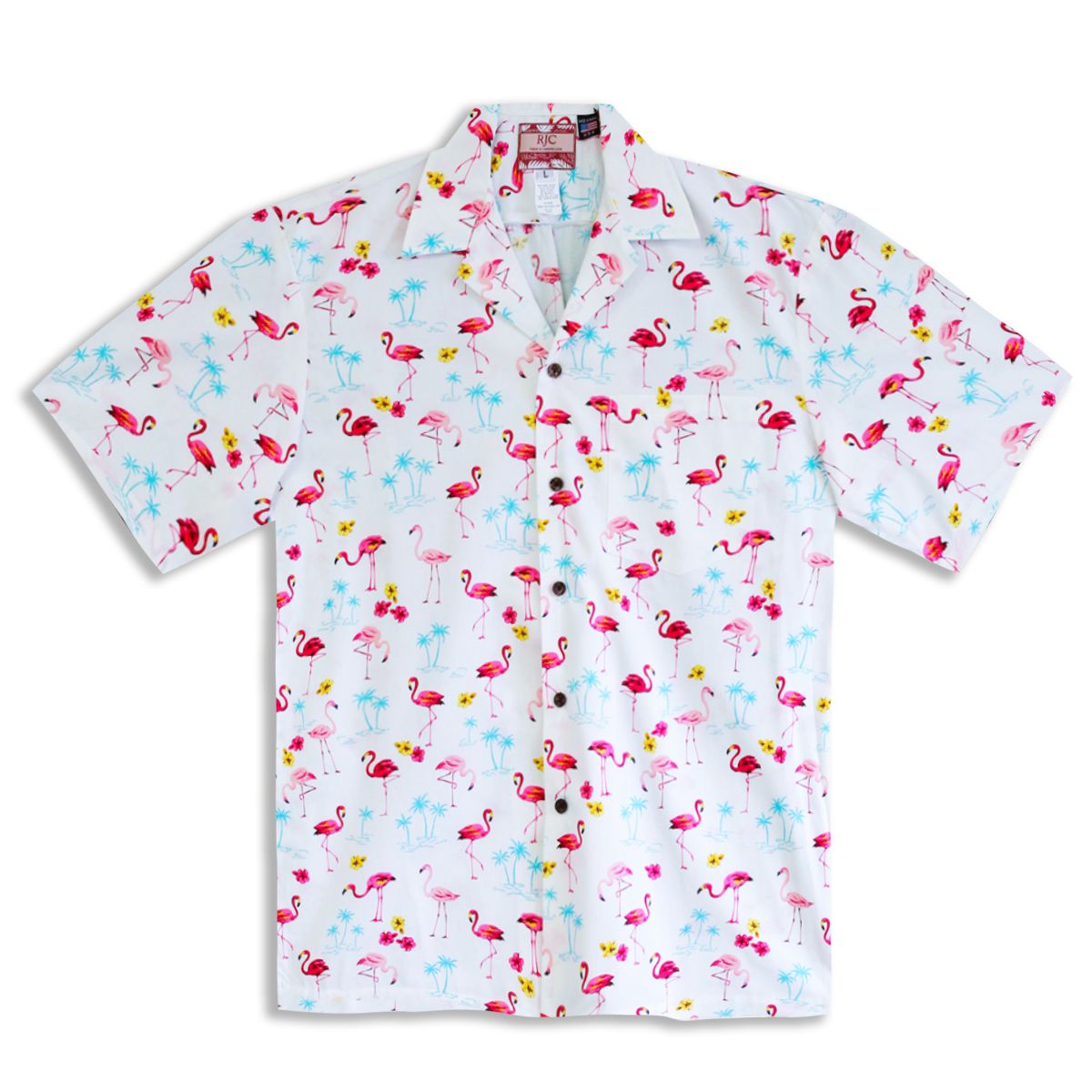 Flamingo White Awesome Design Hawaii Shirt Ha96783