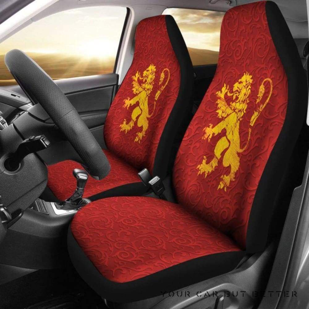 Scottish Royal Lion Car Seat Cover Hm1