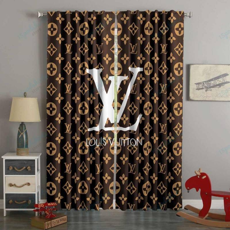 3D Printed Fashion Brand Style Custom Living Room Curtains