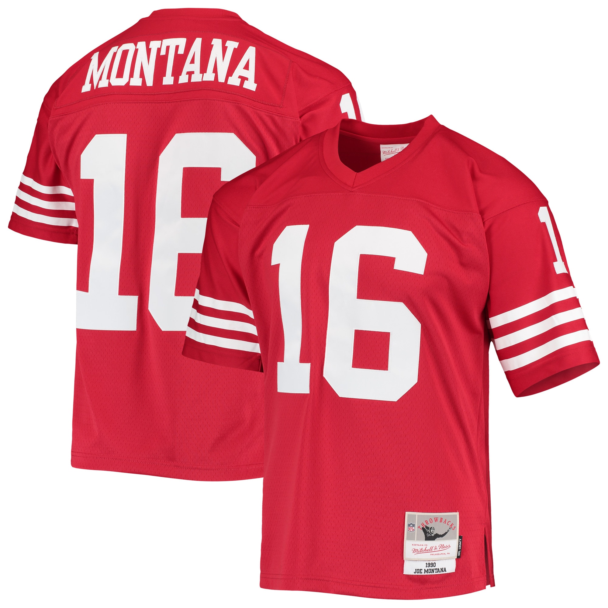 Joe Montana San Francisco 49ers Mitchell & Ness Legacy Replica Jersey – Scarlet