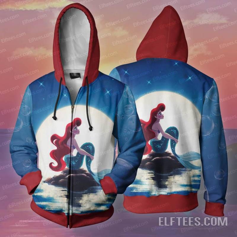 The Little Mermaid Zipper Hoodie – TLM157