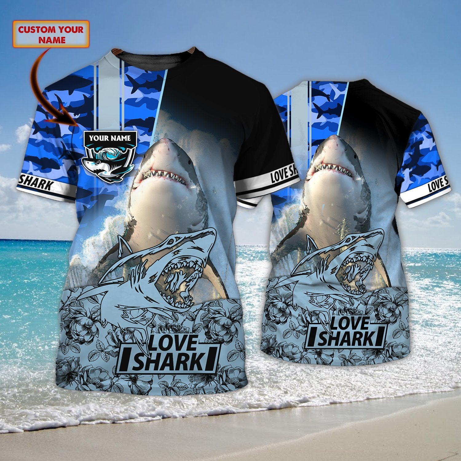 Sharks – Personalized Tshirt – Tra96