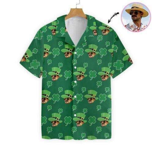 Order Custom Face Happy Patricks Day Hawaii Aloha Shirts Dh Ha3223