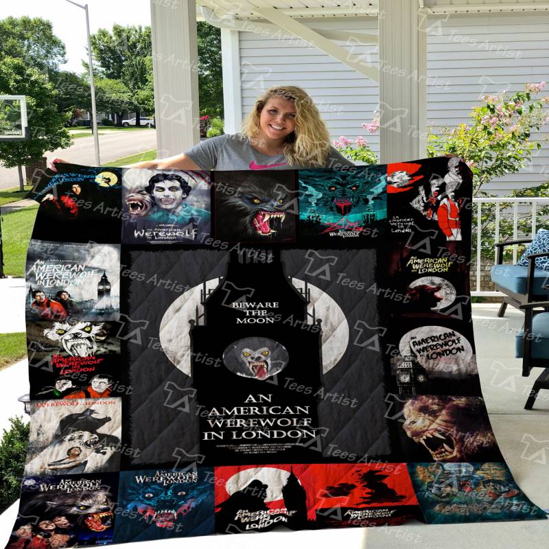 American Werewolf in London Quilt Blanket 0819