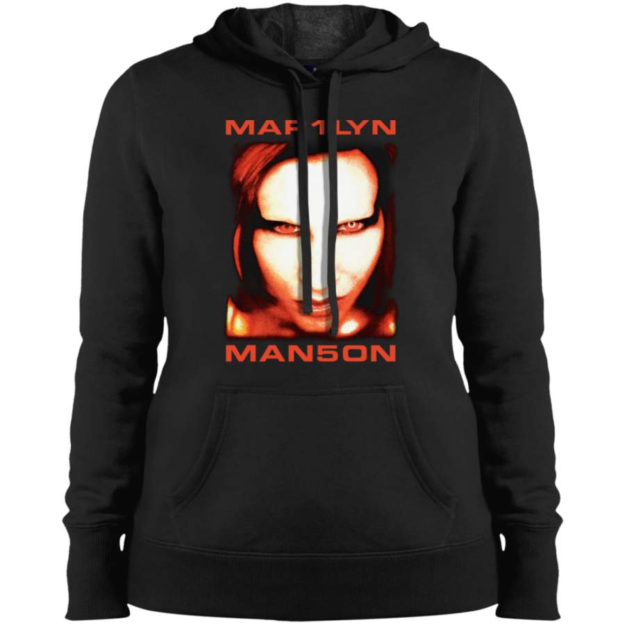 Marilyn Manson Bigger Than Satan Ladies Pullover Hoodie