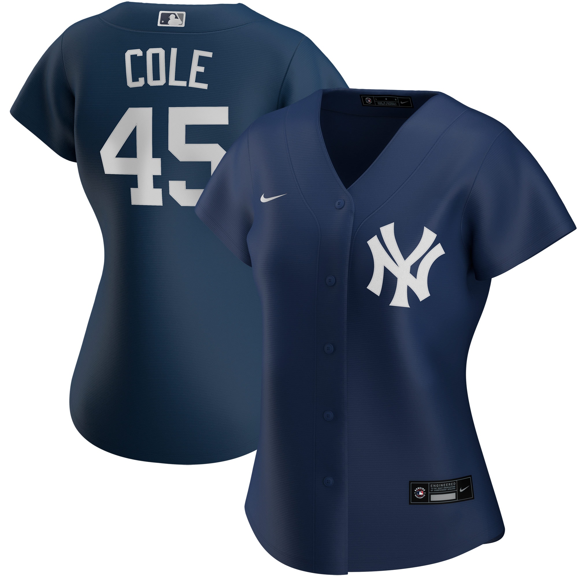 Gerrit Cole New York Yankees Women's Alternate Replica Player Jersey – Navy 2