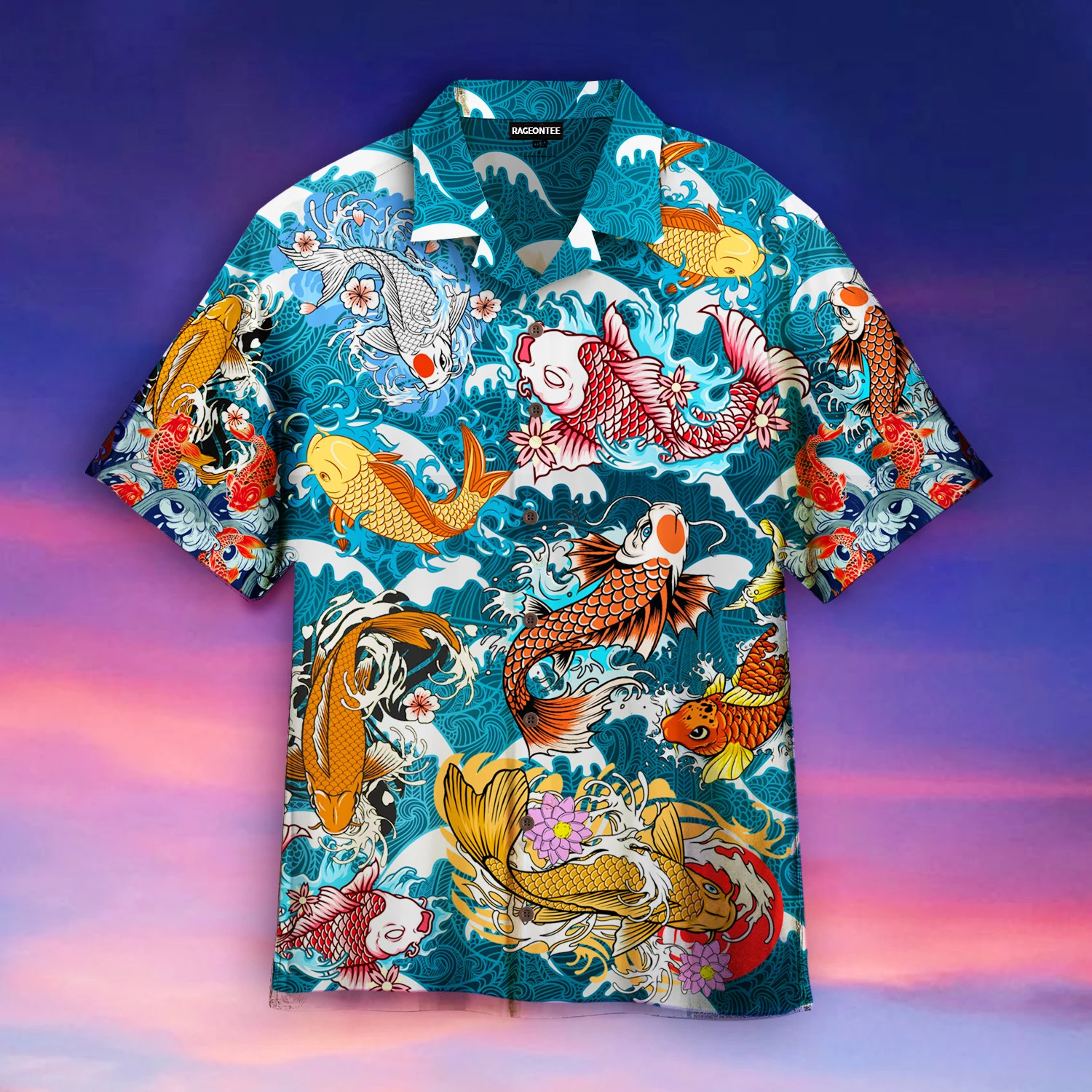 Koi Fish Hawaii Shirt Unisex Adult Ha77919