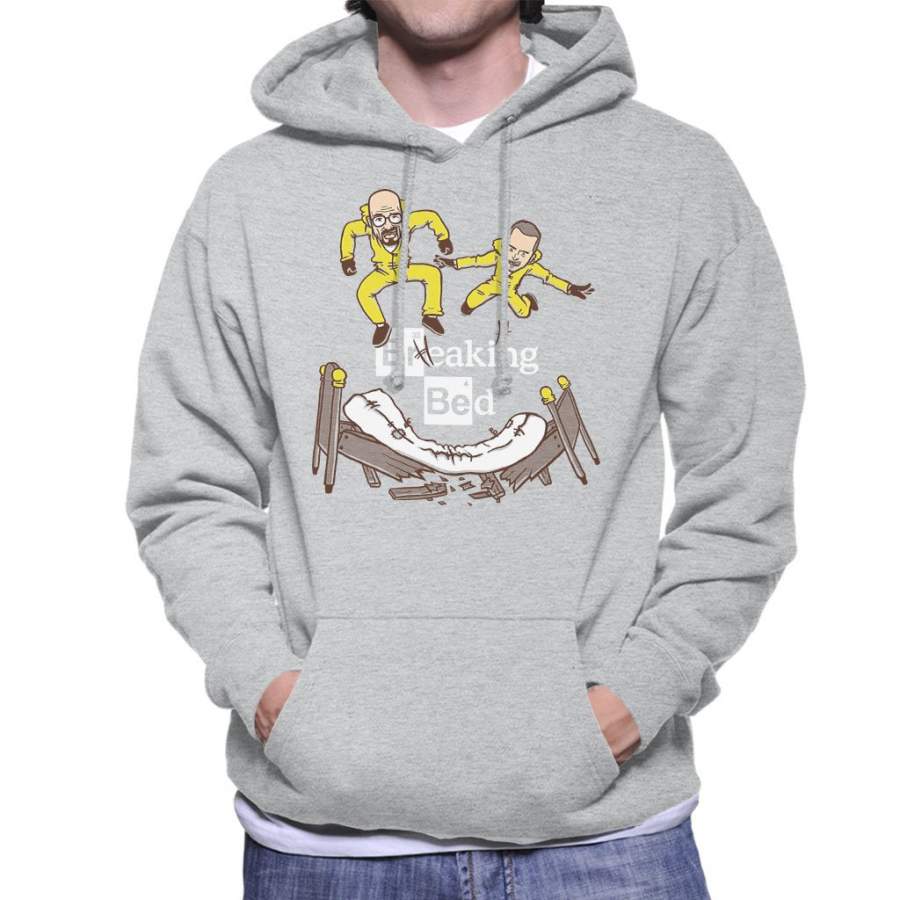 Breaking Bad Breaking Bed Men’s Hooded Sweatshirt