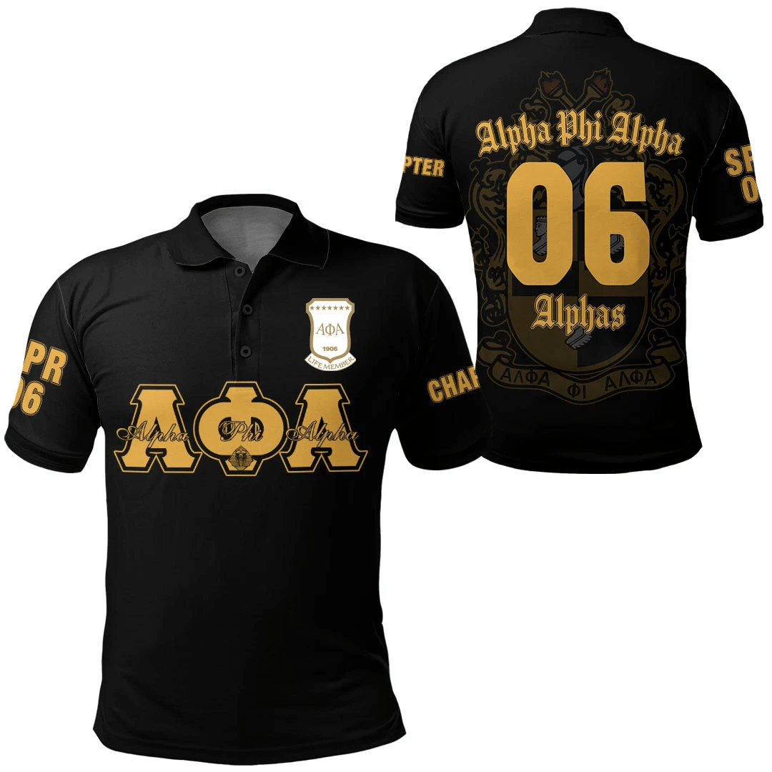 Africa Zone Polo Shirt – Alpha Phi Alpha Life Member Polo Shirt A7