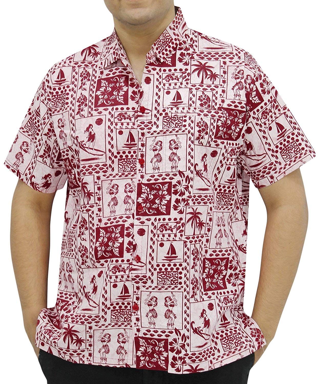 Beach Red Amazing Design Hawaii Shirt Ha6703