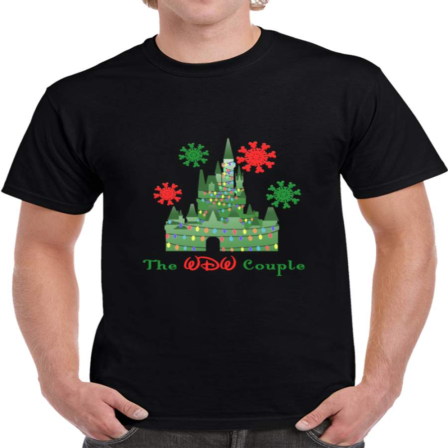 The Wdw Couple Christmas Logo T Shirt