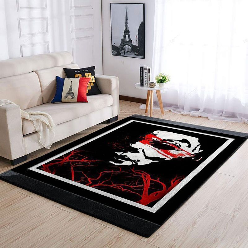 Halloween Horror Movie Michael Myers 1 Area Rug Carpet Living Room And Bedroom Rug Family Gift Us Decor