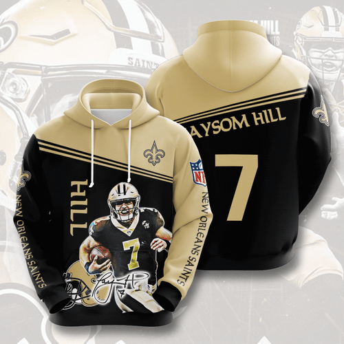 Sports Team Taysom Hill New Orleans Saints No1001 Hoodie 3D